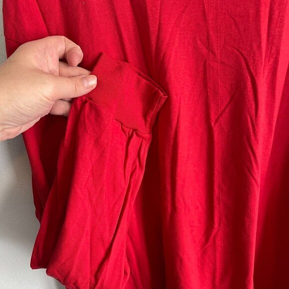 NWOT Fruit of the Loom Mens Red Crewneck Long Sleeve T-Shirt 2XL - Picture 8 of 10